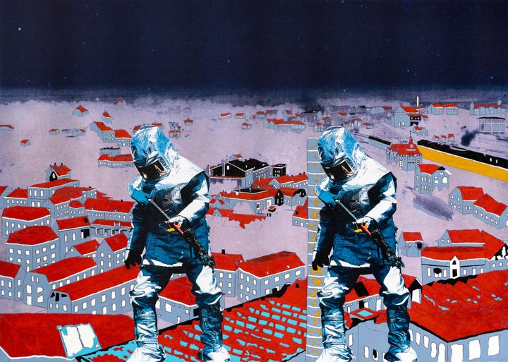 Enschede City View In Dub (1920's)